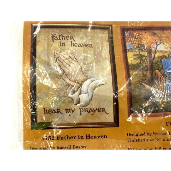 1984 Autumn Woods EMBROIDERY Stitchery Kit The Creative Circle No. 1767 - Picture 2 of 6